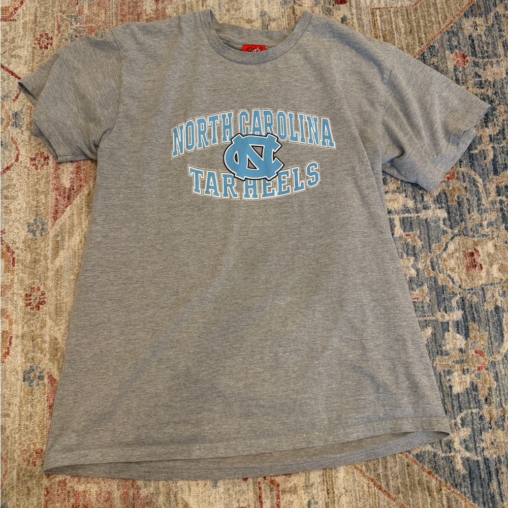 Gray North Carolina Tar Heels Short Sleeve Tee